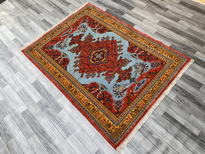 Hand Woven Traditional  Balochi Rug | 192 CM x 142 CM SK#310