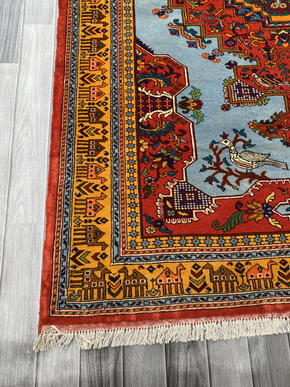 Hand Woven Traditional  Balochi Rug | 192 CM x 142 CM SK#310