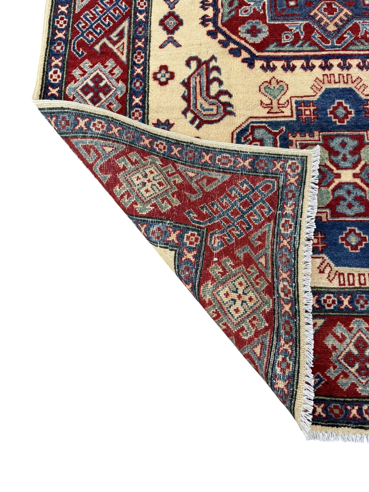 Handmade Afghan Kazak wool  Rug 215 CM x 145 CM SK#1517