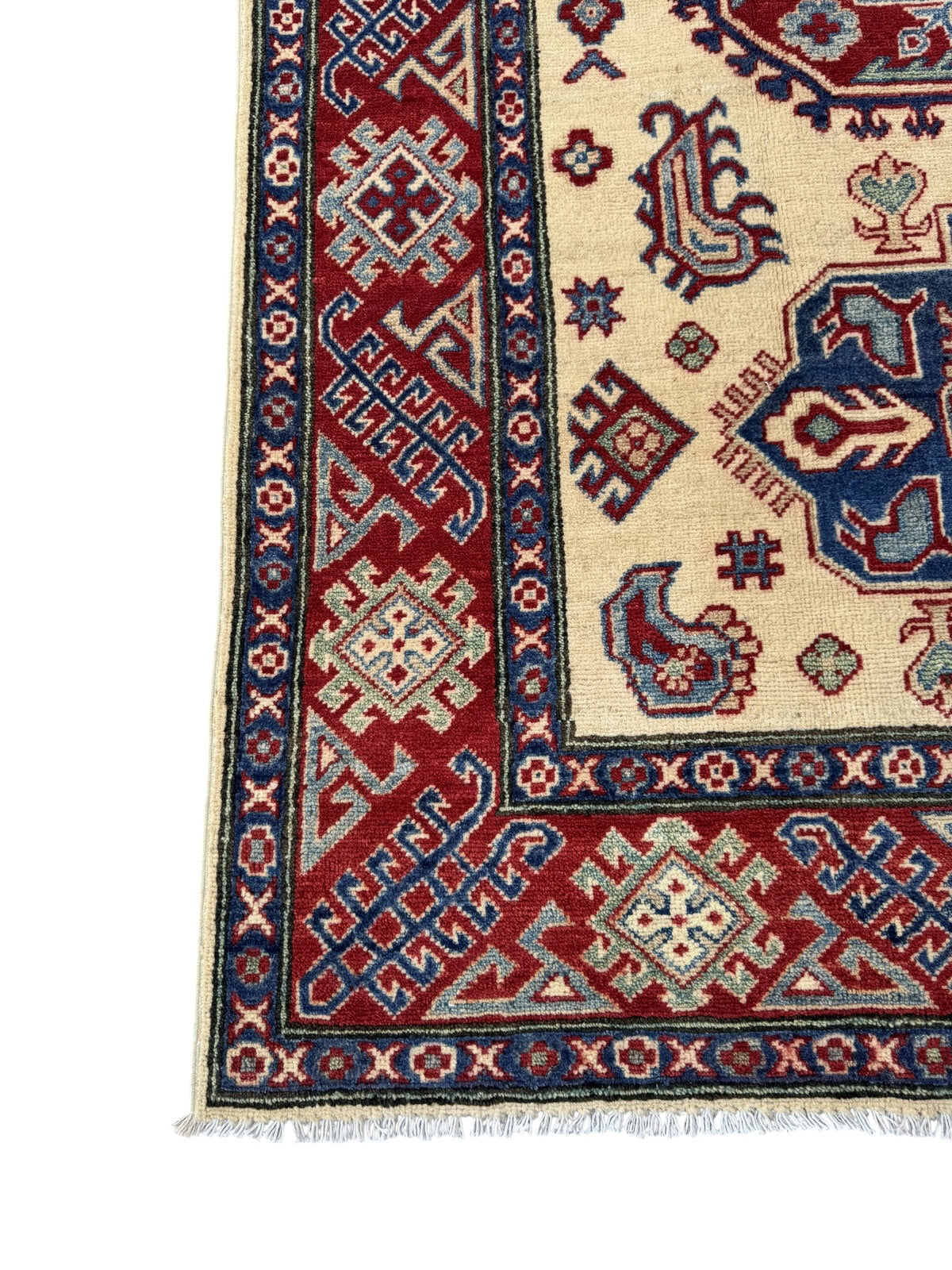 Handmade Afghan Kazak wool  Rug 215 CM x 145 CM SK#1517