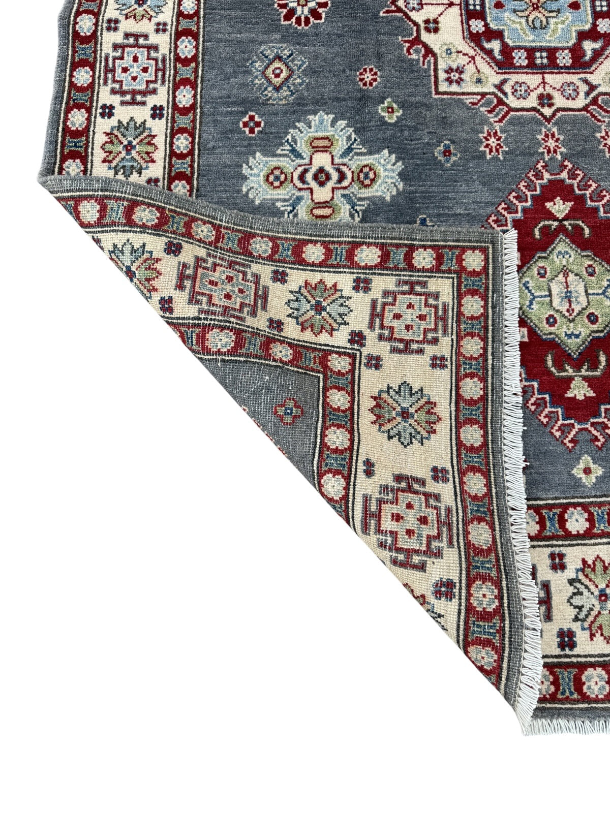 Handmade Afghan Kazak wool  Rug 201 CM x 152 CM SK#1516