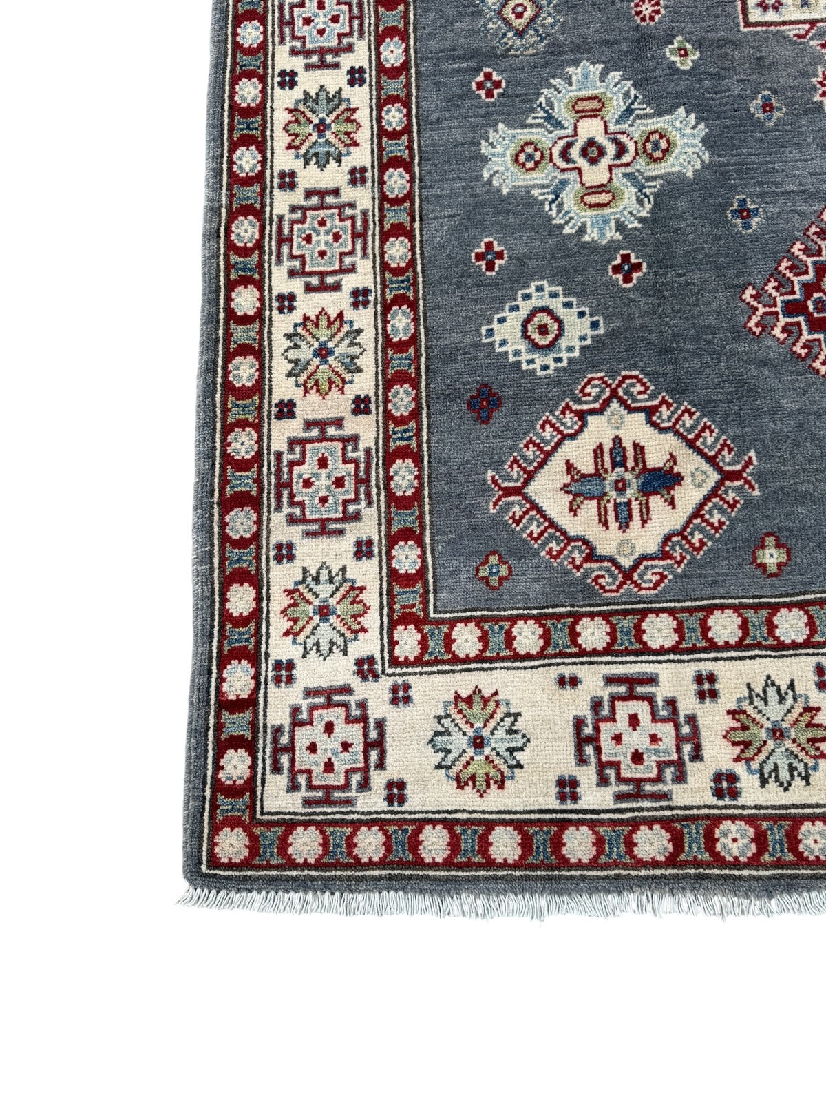 Handmade Afghan Kazak wool  Rug 201 CM x 152 CM SK#1516