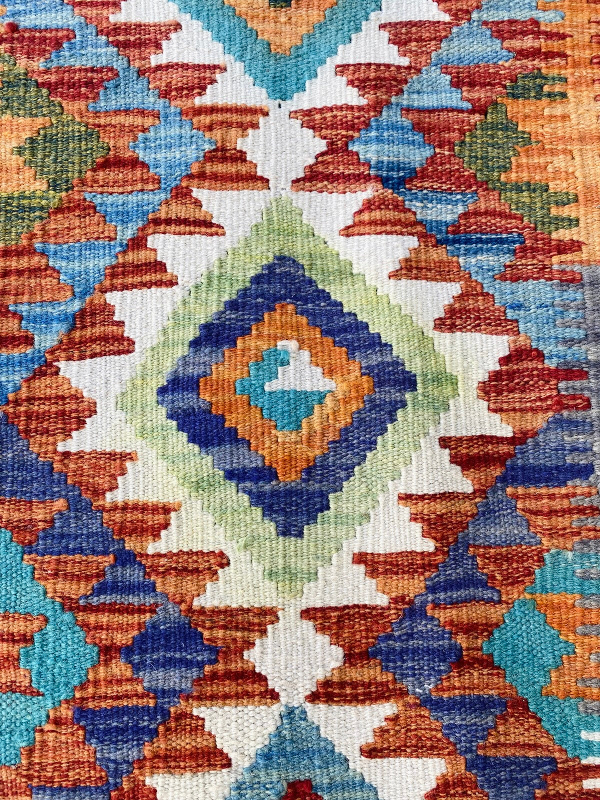 Handmade Afghan Chobi Kilim Hallway Runner Rug 191  CM x 74 CM ( SS # 99)