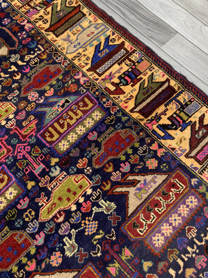Hand Woven Traditional Rug | 230 CM x 120 CM KS # 11