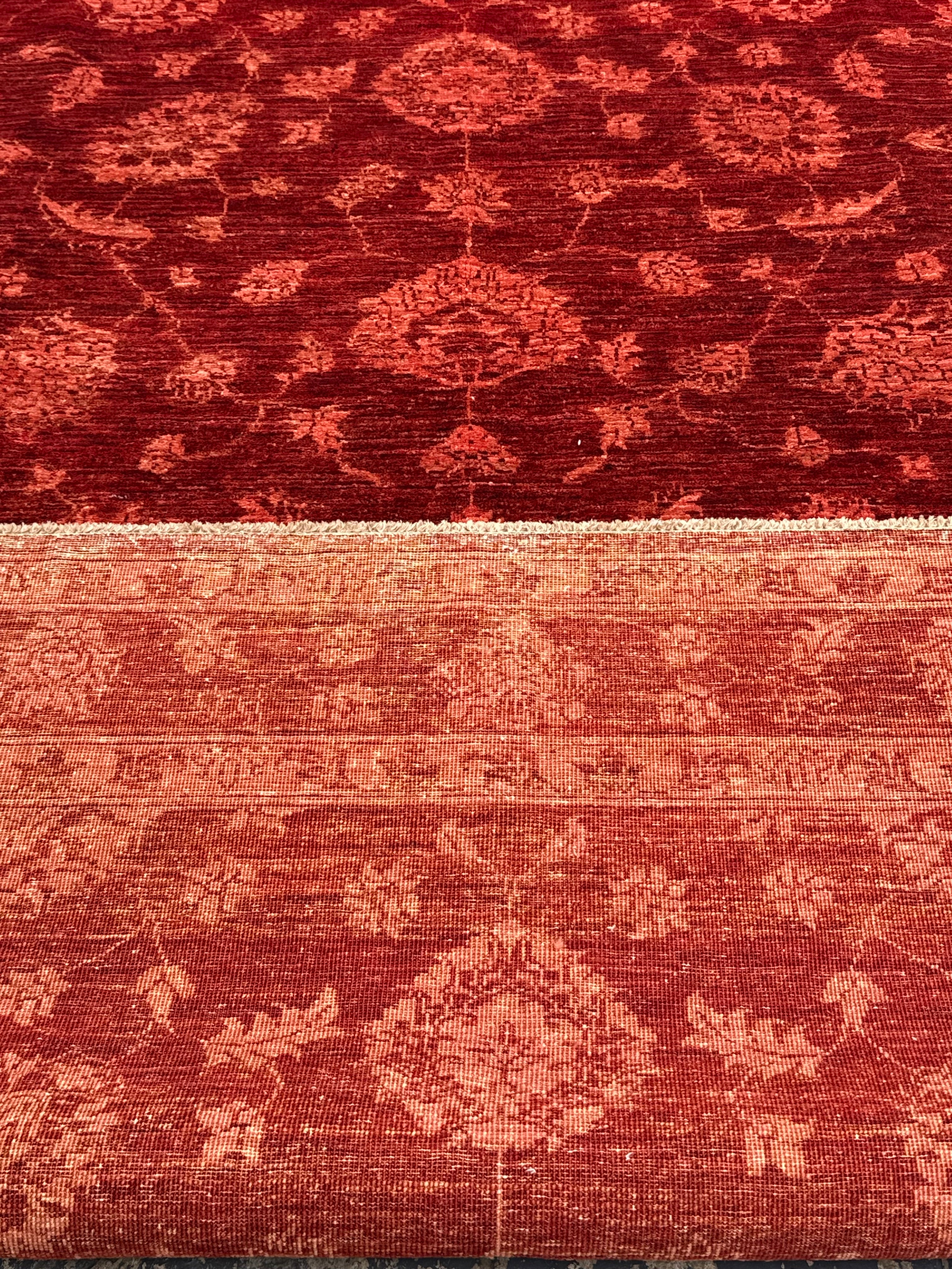 Hand-Knotted Chobi Wool Rug 235 CM  x 170 CM SK#2065