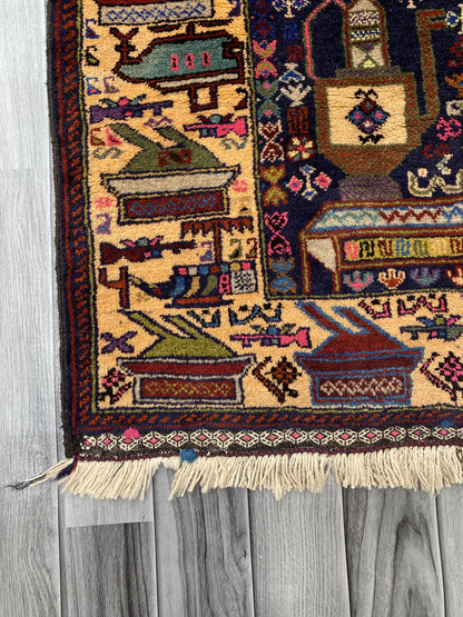 Hand Woven Traditional Rug | 230 CM x 120 CM KS # 11