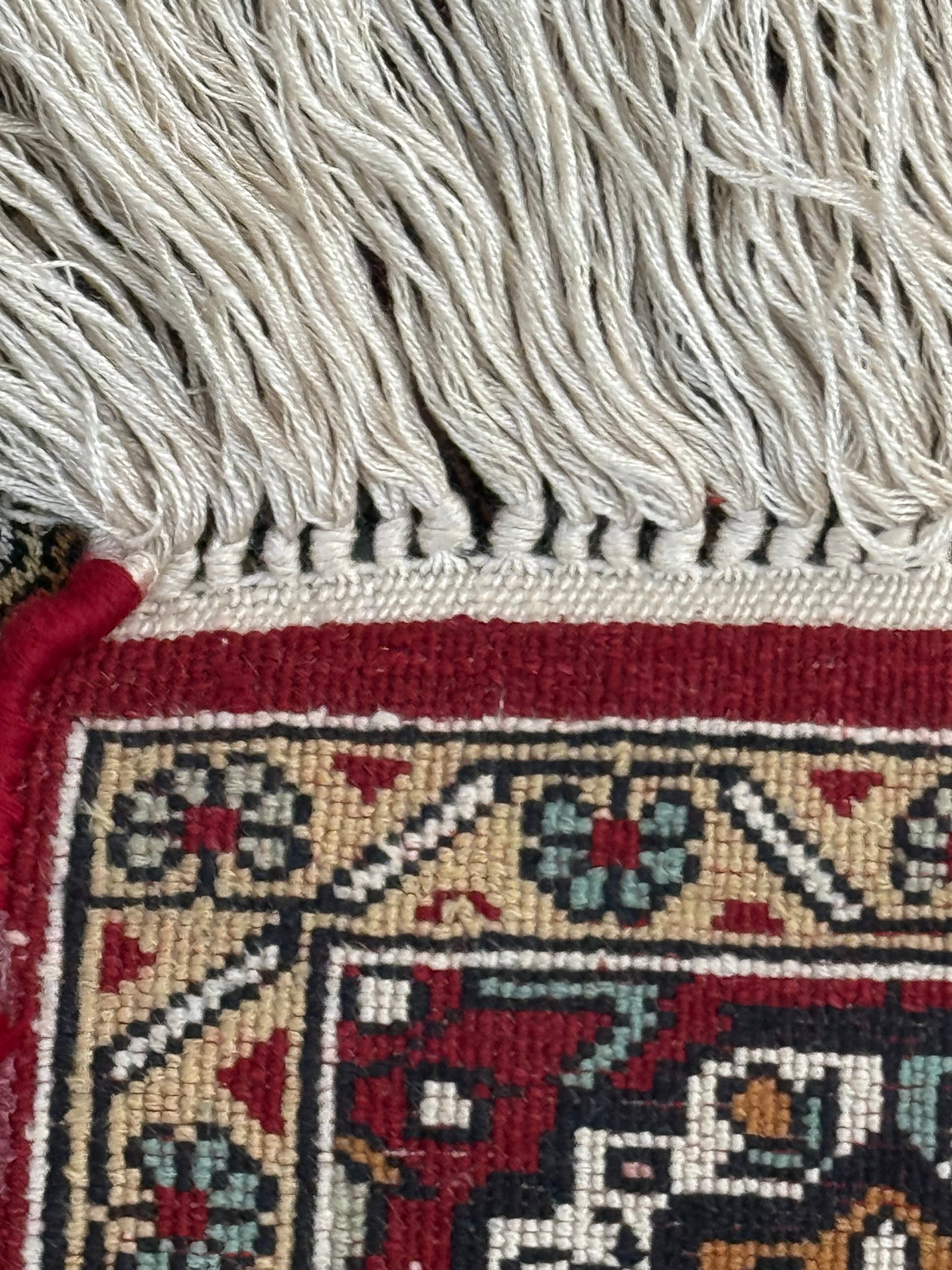 Hand Woven Kashmiri Silk Rug 120 CM x 80 CM SK#3000