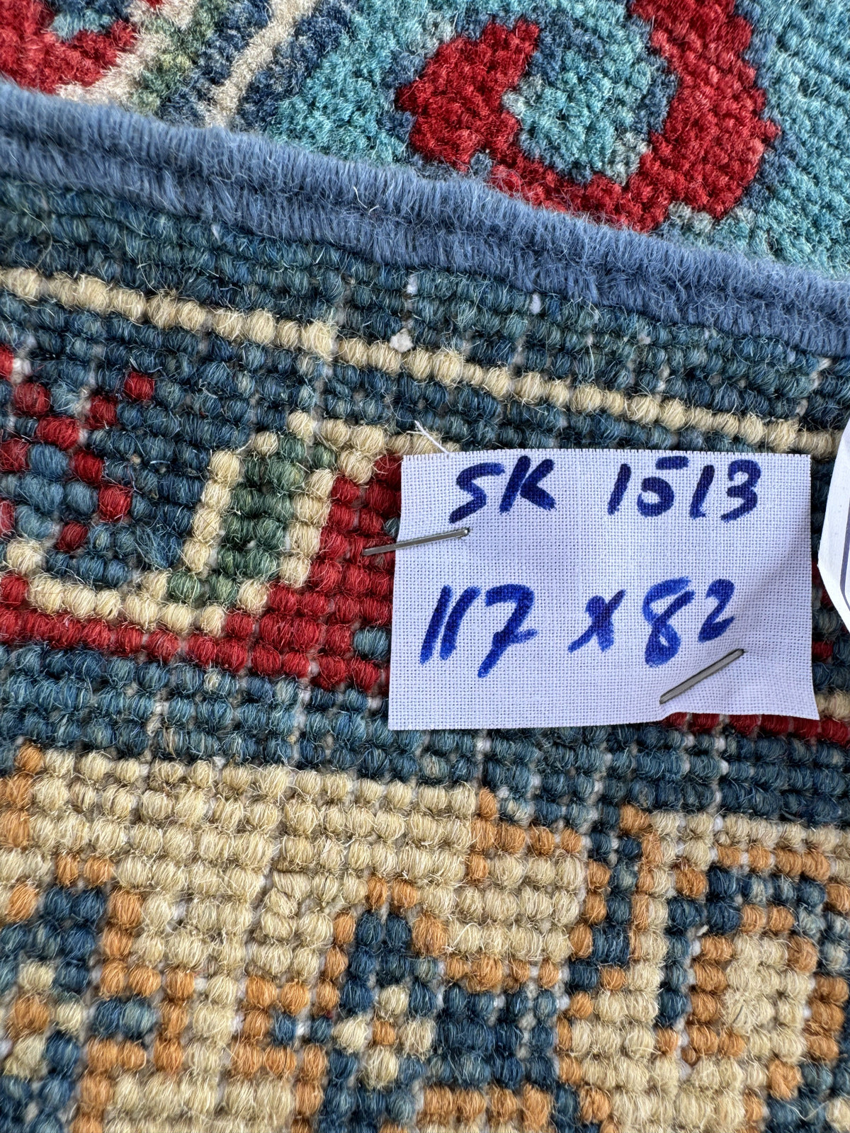 Handmade Afghan Kazak wool  Rug 117 CM x 82 CM SK#1513
