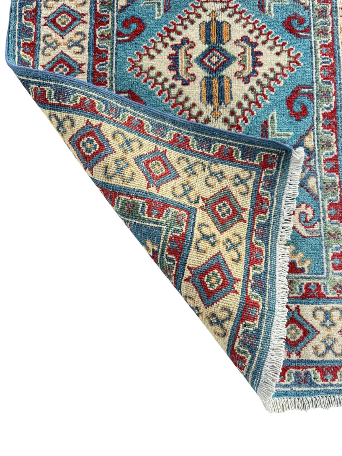 Handmade Afghan Kazak wool  Rug 117 CM x 82 CM SK#1513