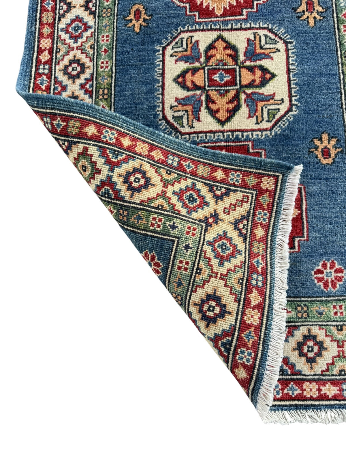 Handmade Afghan Kazak wool  Rug 120 CM x 80 CM SK#1512