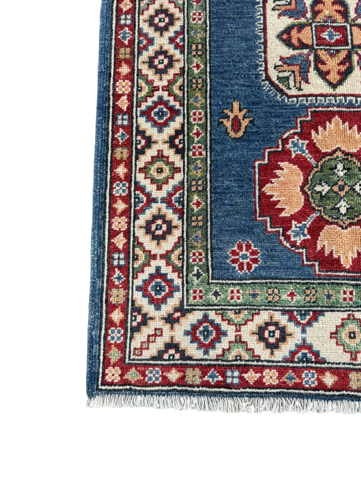 Handmade Afghan Kazak wool  Rug 120 CM x 80 CM SK#1512