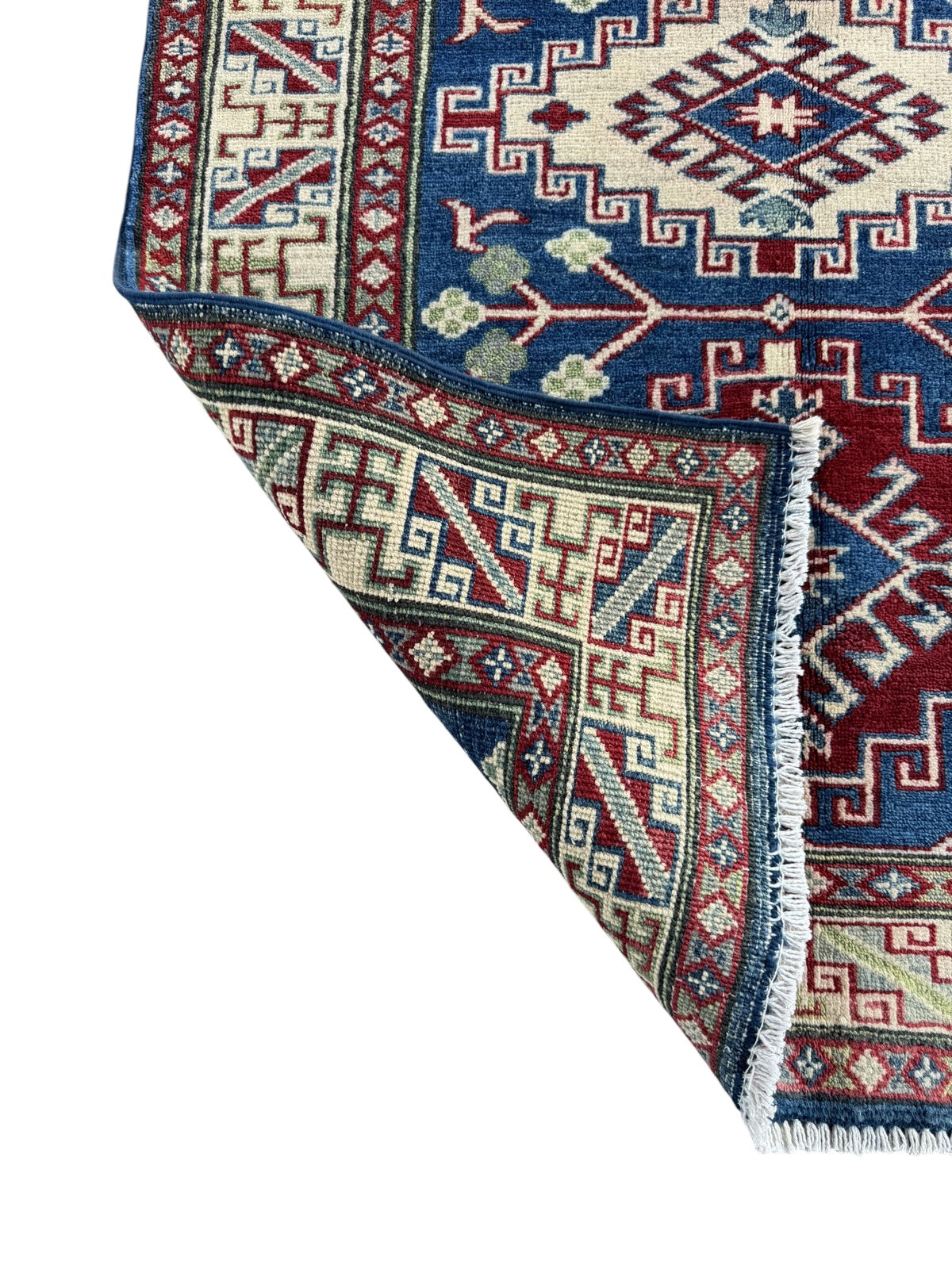 Handmade Afghan Kazak wool  Rug 137 CM x 102 CM SK#1511