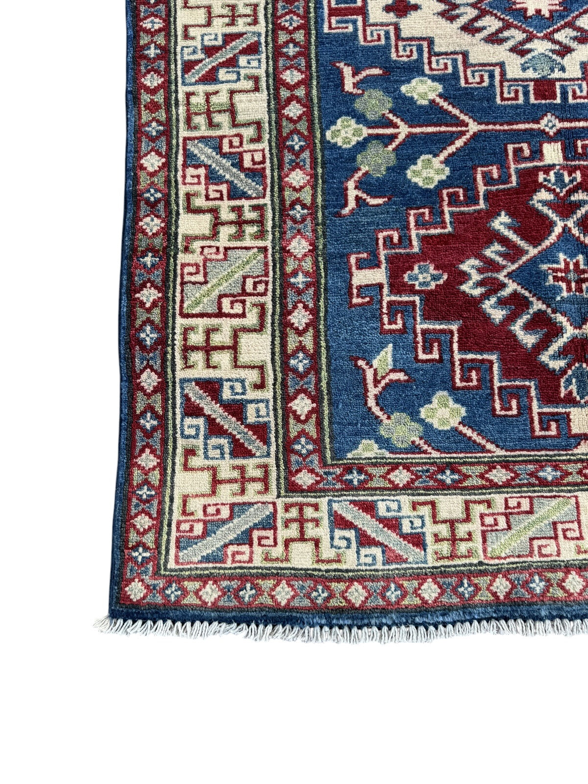 Handmade Afghan Kazak wool  Rug 137 CM x 102 CM SK#1511