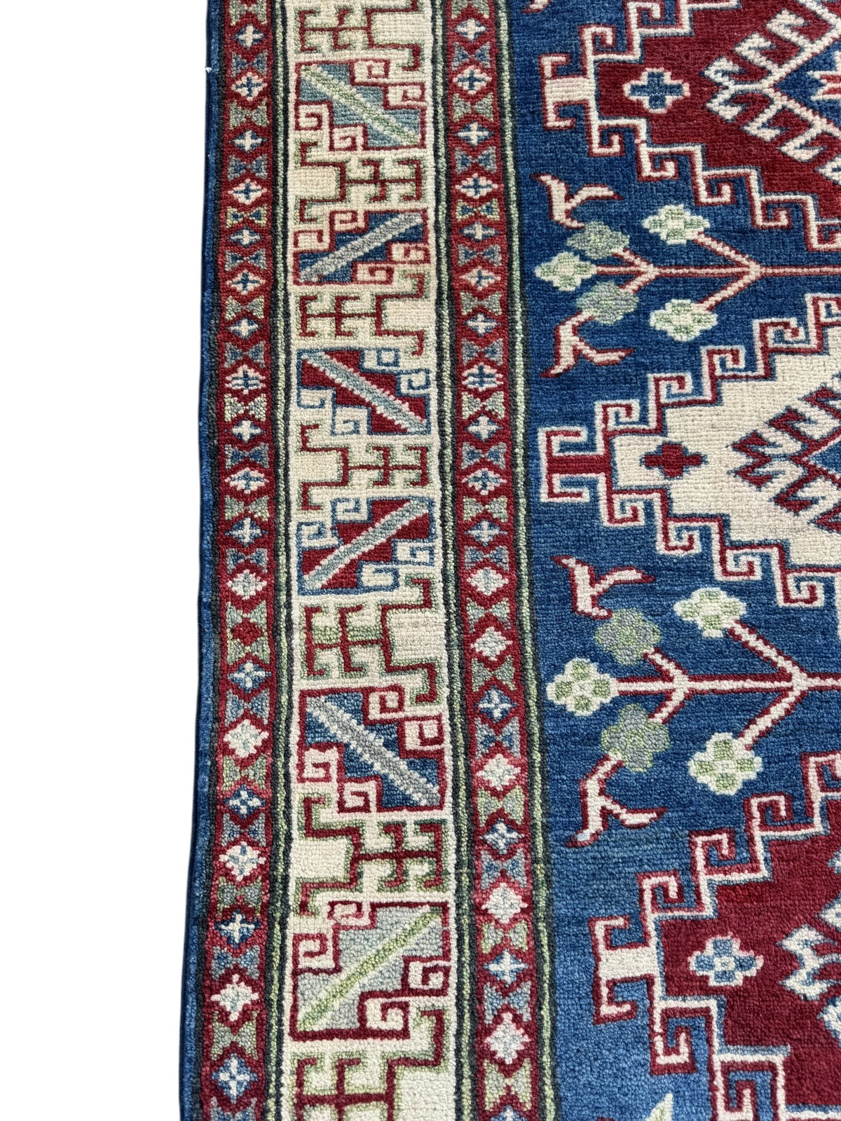 Handmade Afghan Kazak wool  Rug 137 CM x 102 CM SK#1511