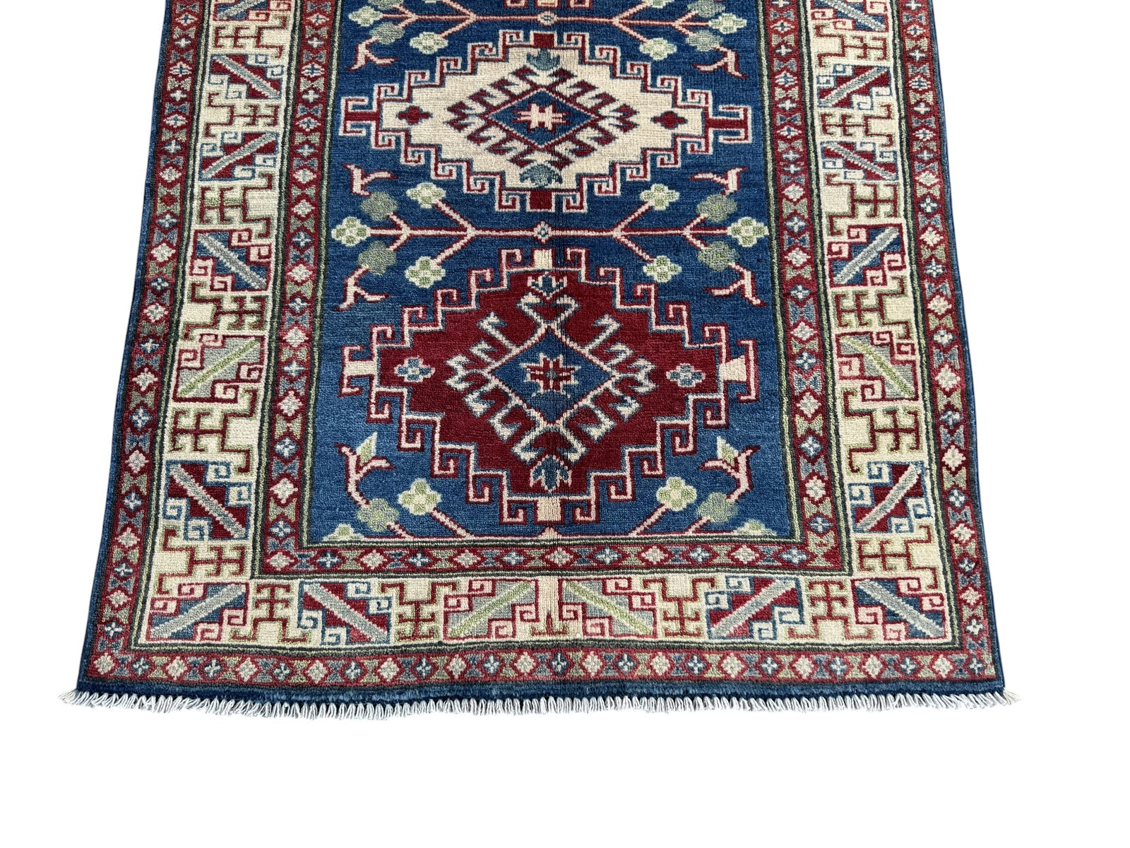 Handmade Afghan Kazak wool  Rug 137 CM x 102 CM SK#1511