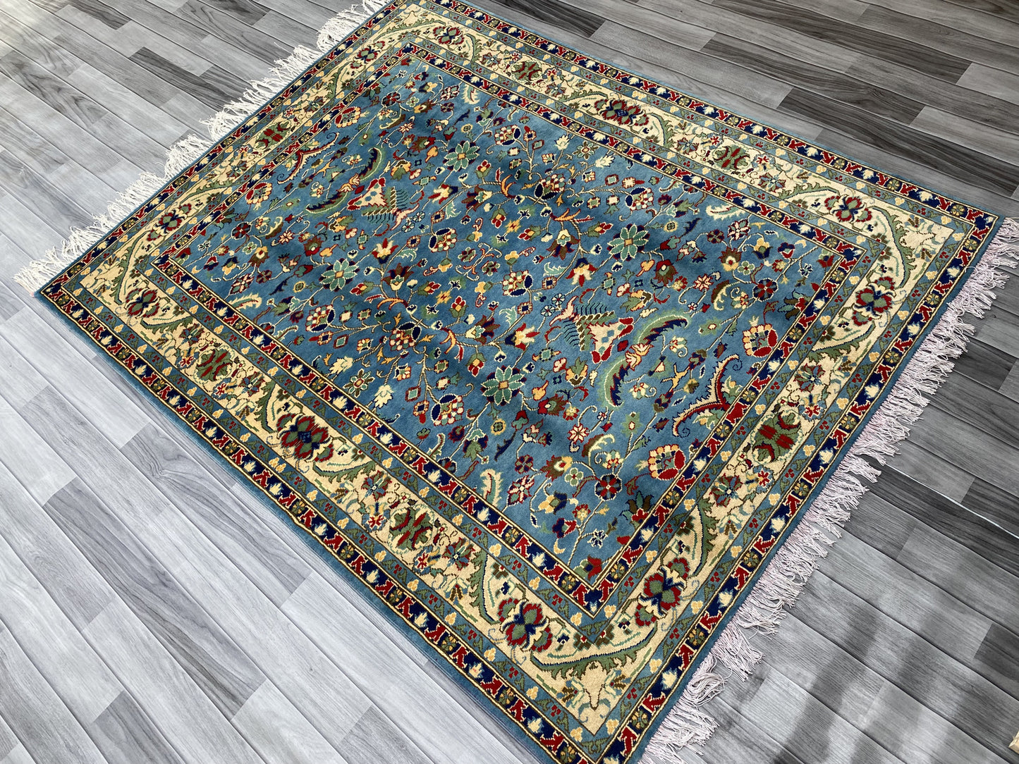 Hand Woven Traditional Rug | 191 CM x 152 CM KSM # 1272