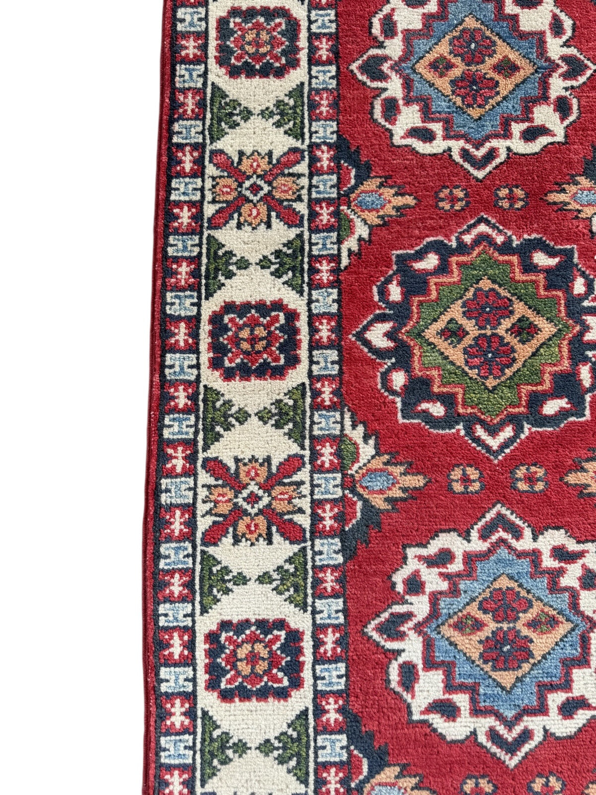 Handmade Afghan Kazak Hallway Runner Rug 170 CM x 62 CM SK#1508