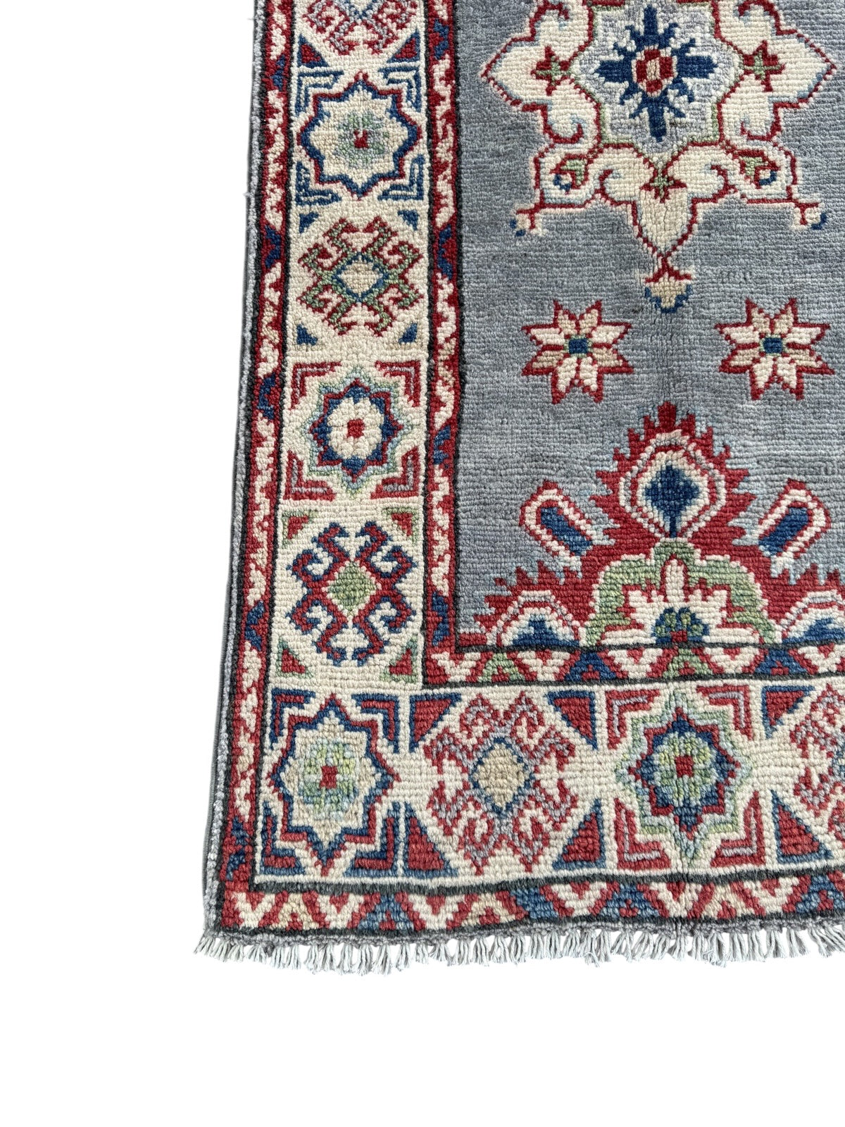 Handmade Afghan Kazak Hallway Runner Rug 191 CM x 61 CM SK#1507
