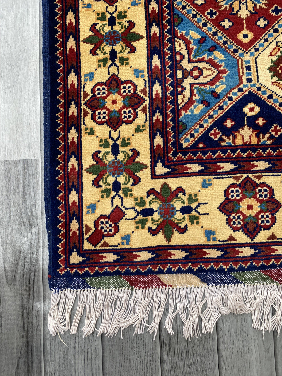 Hand Woven Traditional Hallway Runner Rug | 199 x 98 CM KSM # 2984