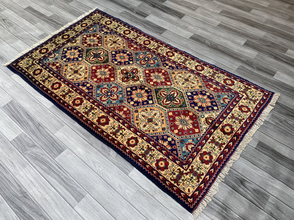 Hand Woven Traditional Hallway Runner Rug | 170 CM x 98 CM KSM # 3226