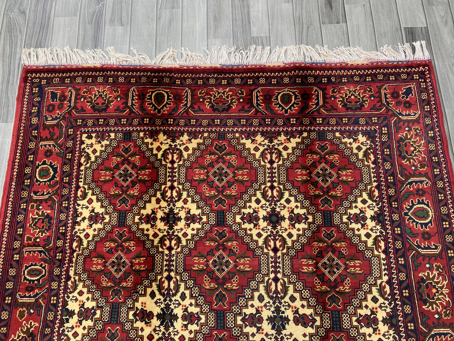 Hand Woven Traditional  Rug | 196 CM x 149 CM KSM # 301