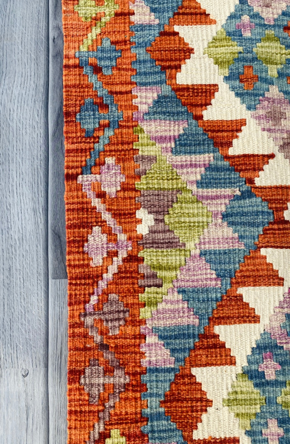 Handmade Afghan Chobi Kilim Rug 100 CM x 59 CM ( SS # 42 )