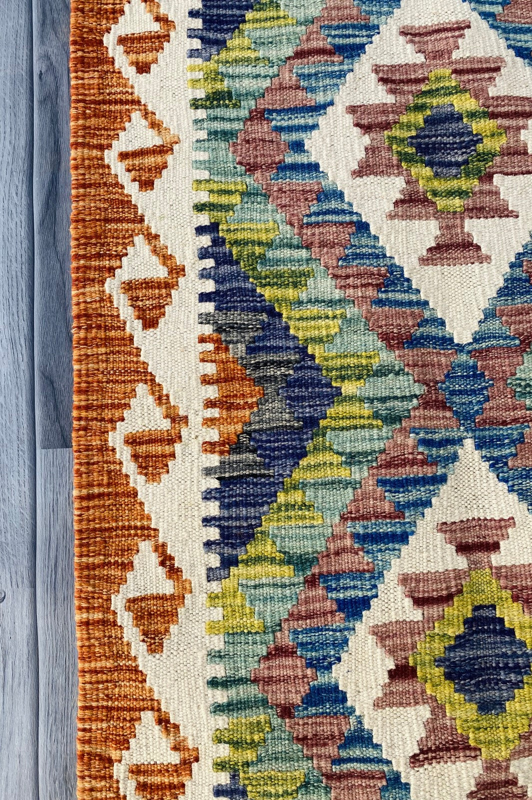 Handmade Afghan Chobi Kilim Rug 93 CM x 60 CM ( SS # 41 )
