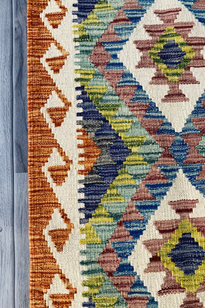 Handmade Afghan Chobi Kilim Rug 93 CM x 60 CM ( SS # 41 )