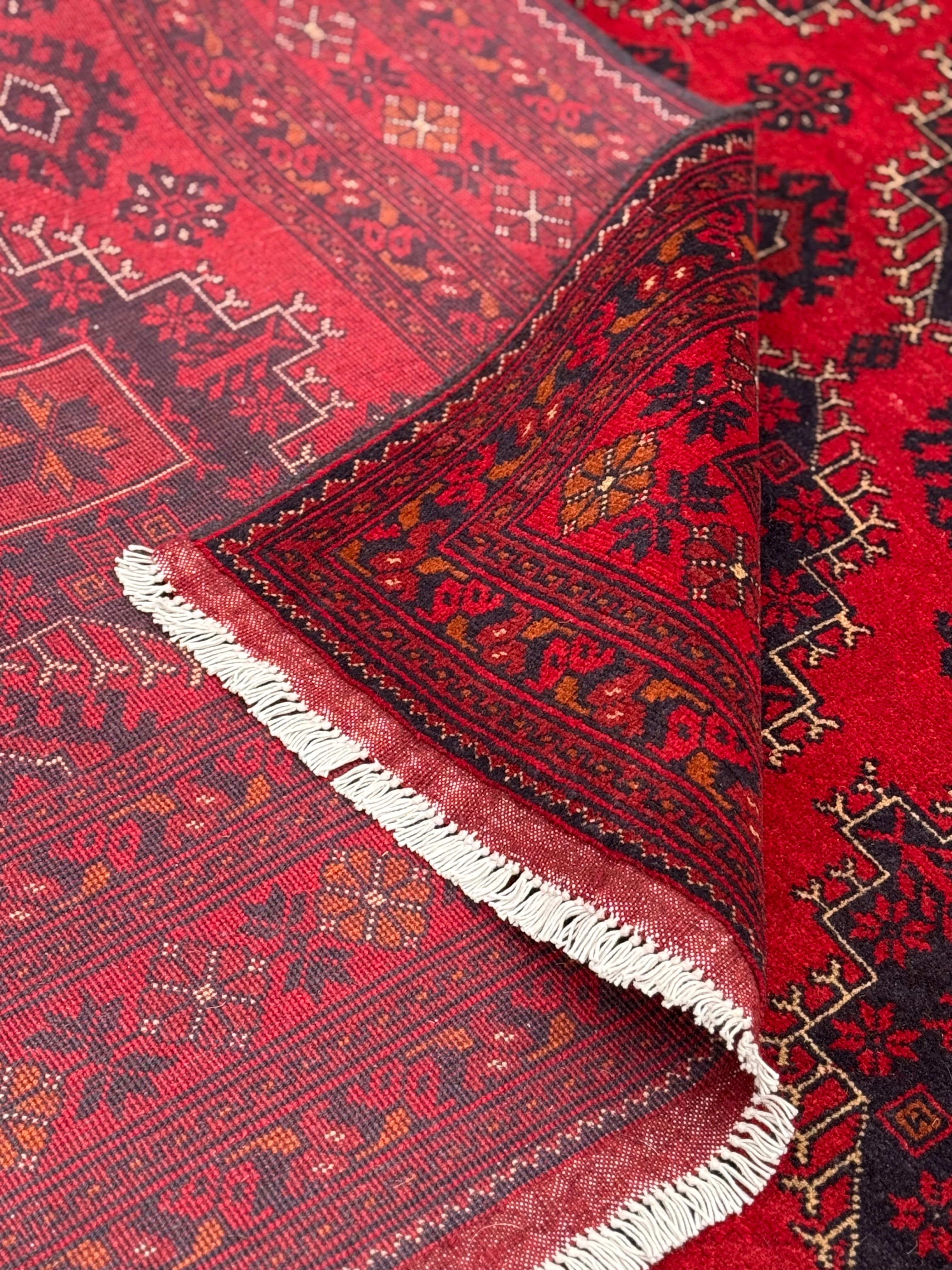 Handmade Afghan Traditional Khal Rug  300 CM x 200 CM Sk#2085