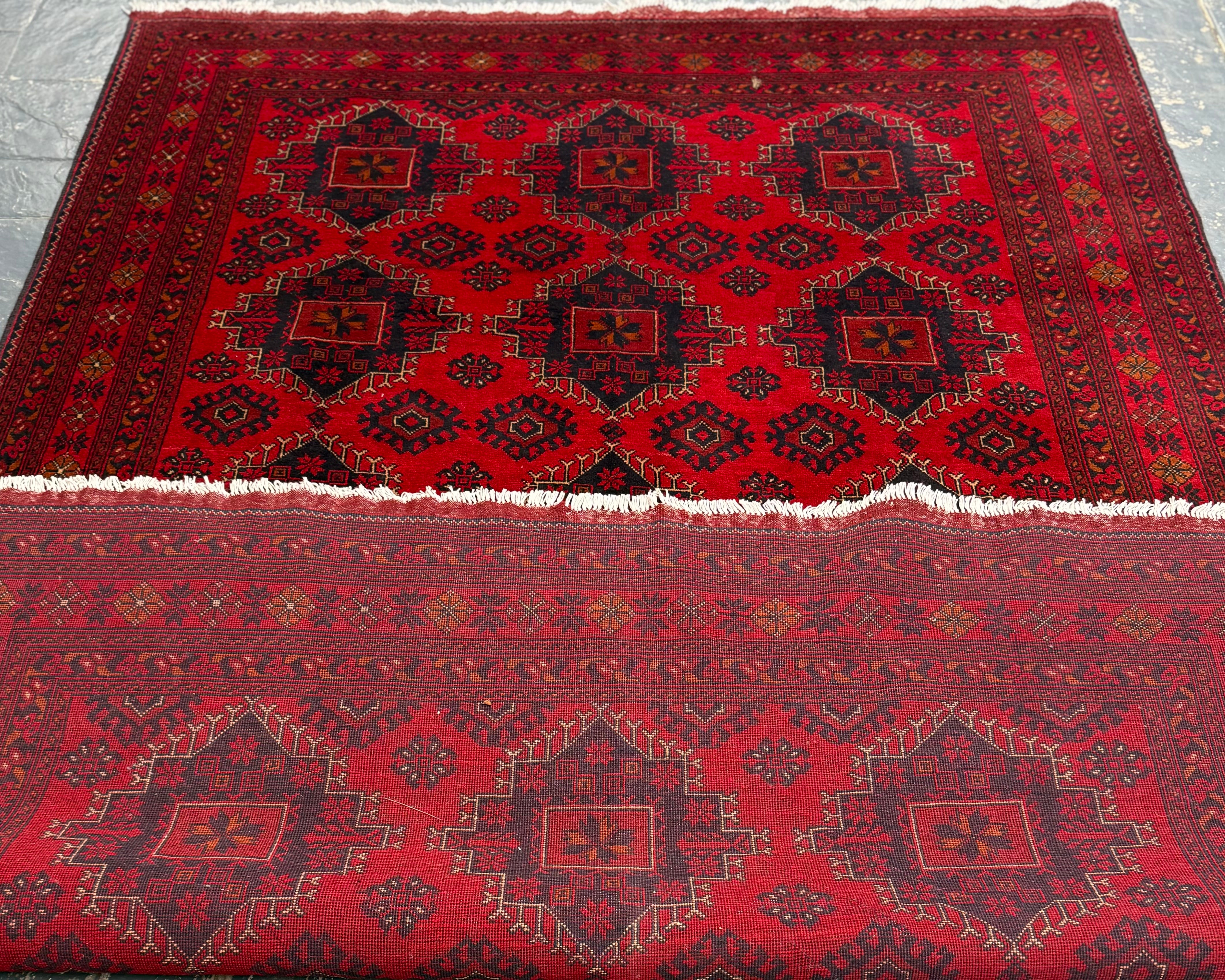 Handmade Afghan Traditional Khal Rug  300 CM x 200 CM Sk#2085