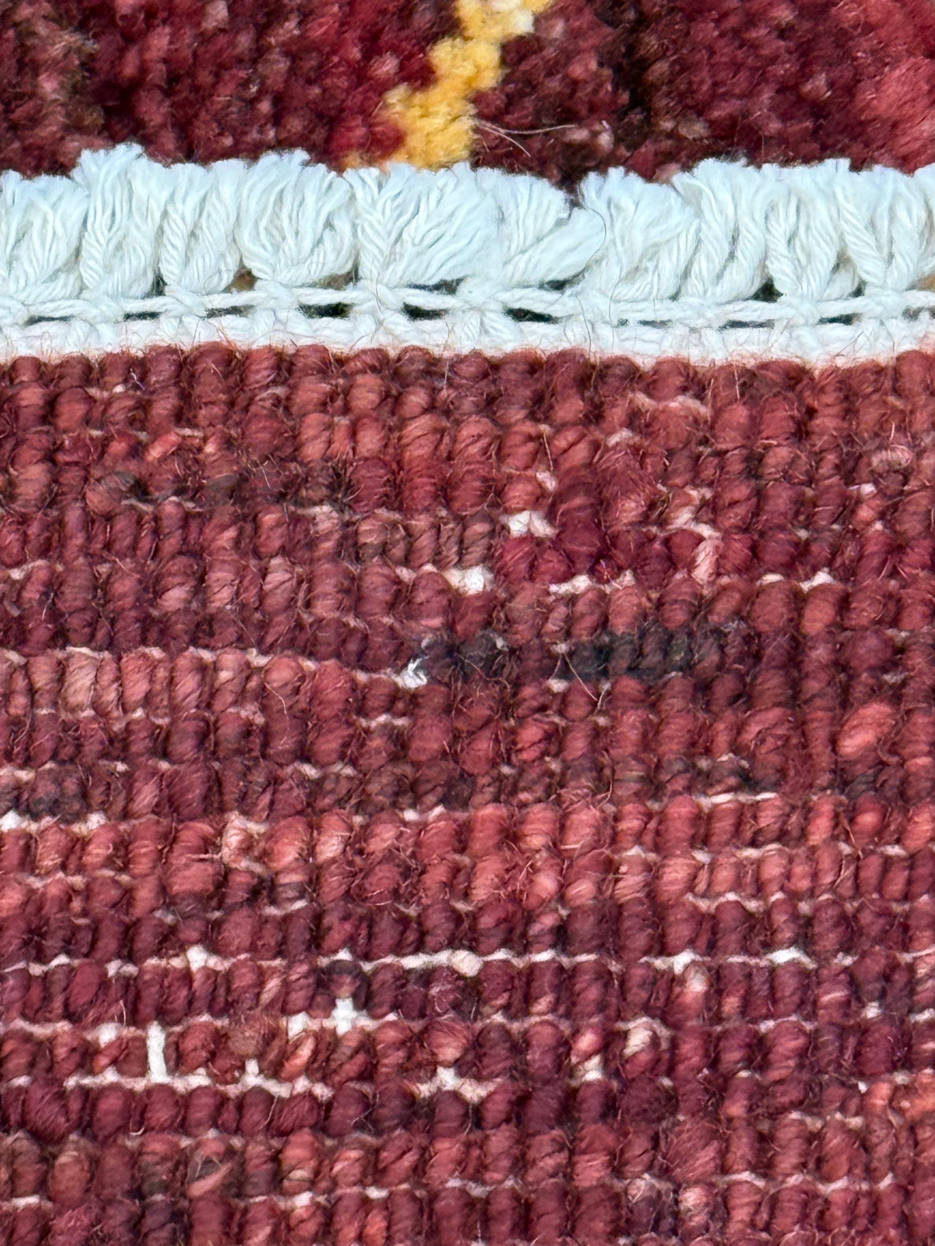 Handmade Afghan Red Gabbeh Rug, 266 x 181 CM