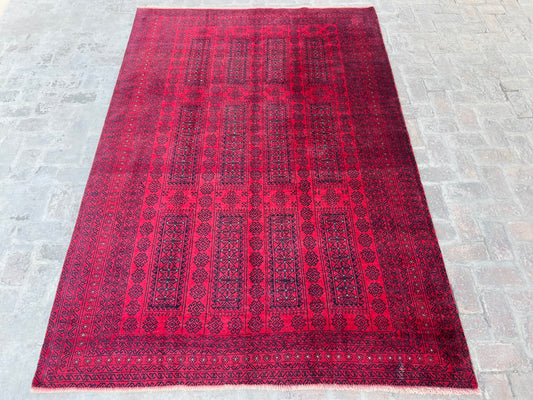 Vintage Handmade Afghan Traditional Balochi Rug 293 CM x 204 CM KSB#12465