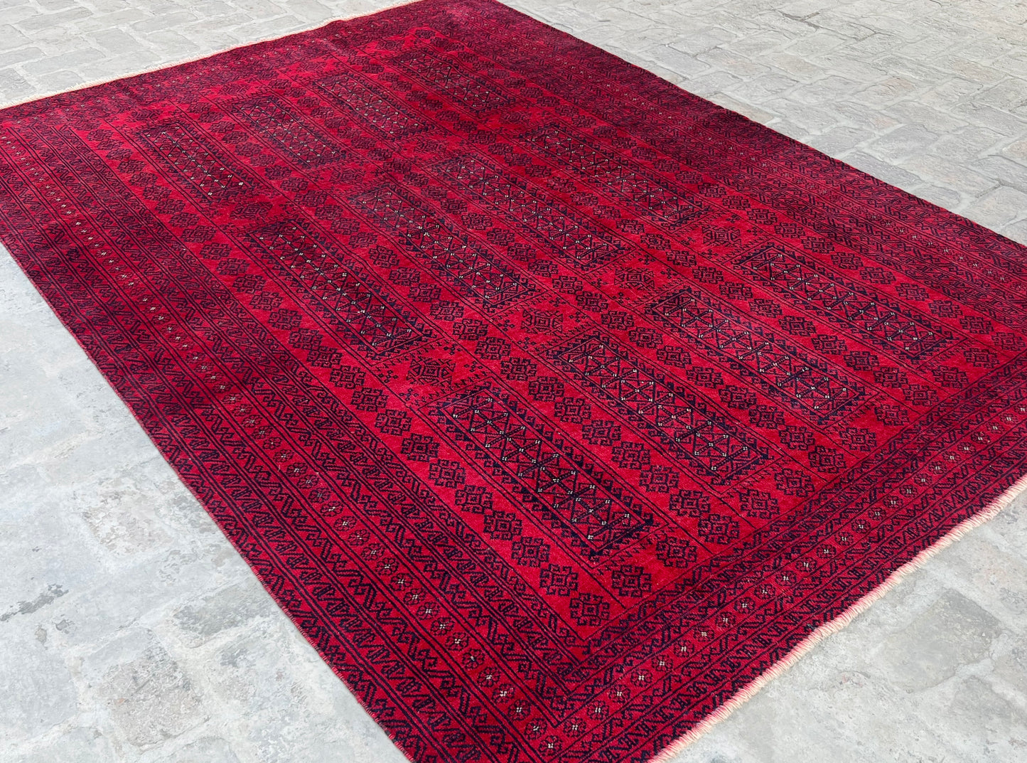 Vintage Handmade Afghan Traditional Balochi Rug 293 CM x 204 CM KSB#12465