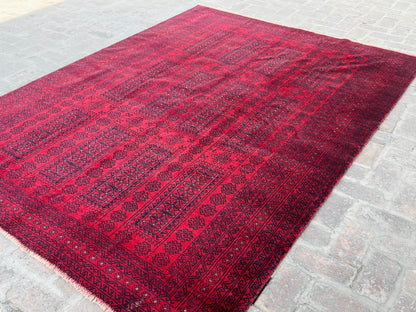 Vintage Handmade Afghan Traditional Balochi Rug 293 CM x 204 CM KSB#12465