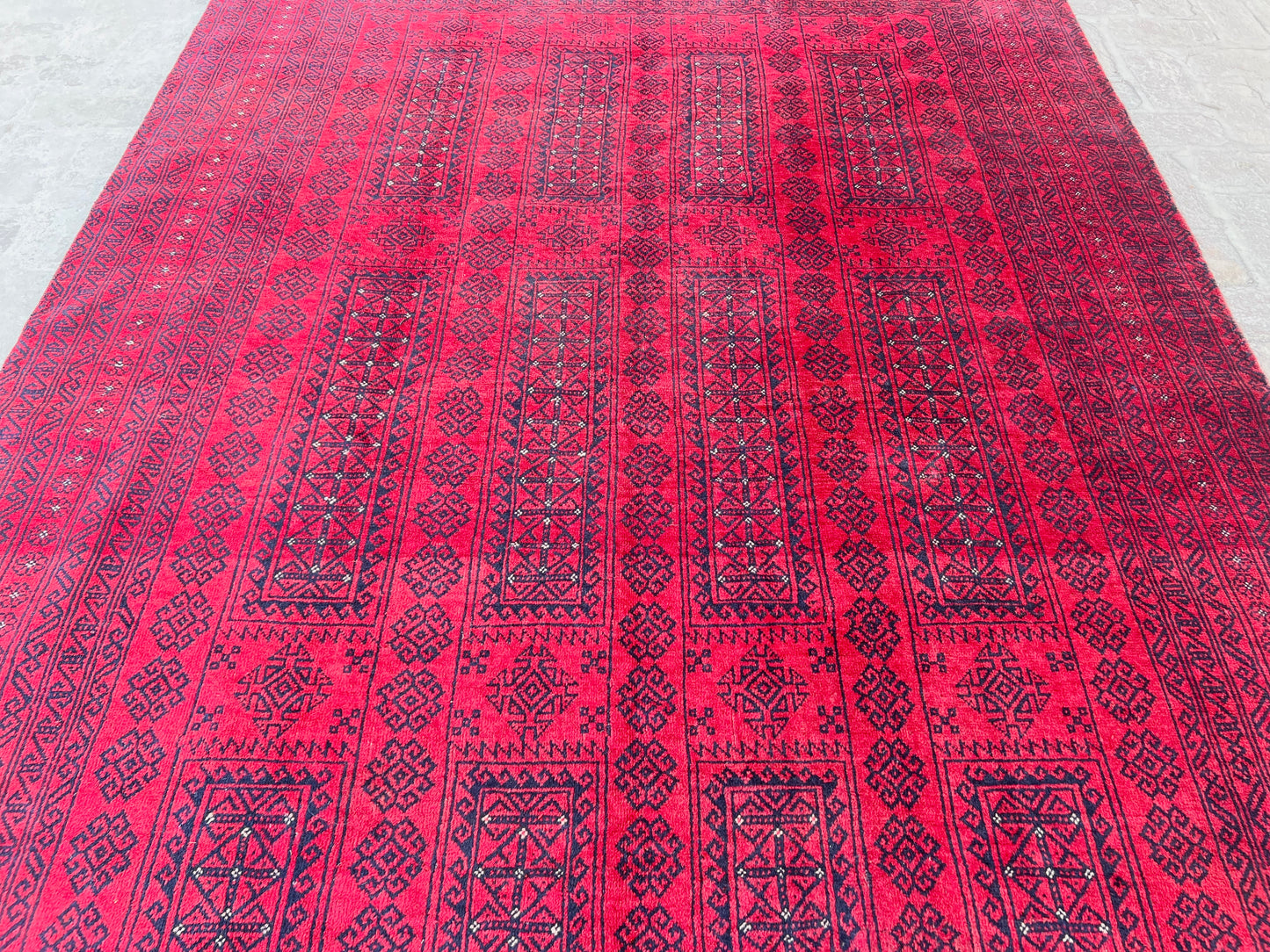 Vintage Handmade Afghan Traditional Balochi Rug 293 CM x 204 CM KSB#12465
