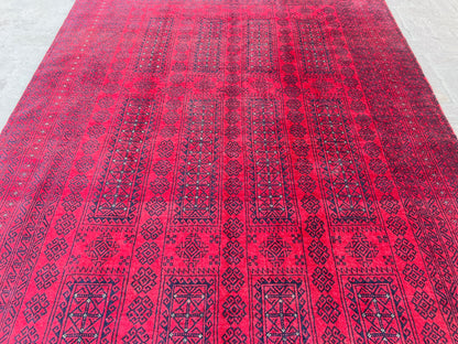 Vintage Handmade Afghan Traditional Balochi Rug 293 CM x 204 CM KSB#12465