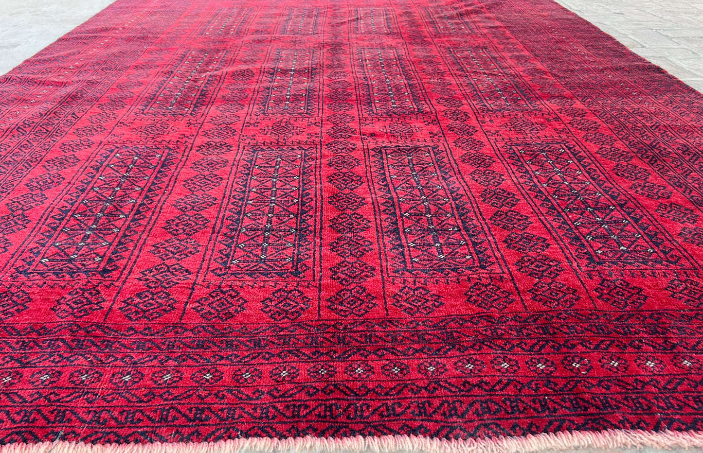 Vintage Handmade Afghan Traditional Balochi Rug 293 CM x 204 CM KSB#12465