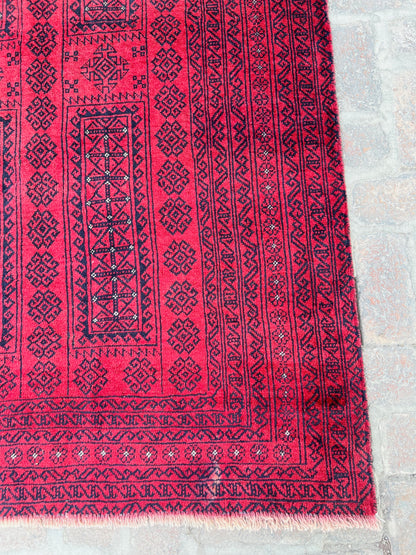 Vintage Handmade Afghan Traditional Balochi Rug 293 CM x 204 CM KSB#12465