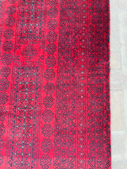 Vintage Handmade Afghan Traditional Balochi Rug 293 CM x 204 CM KSB#12465