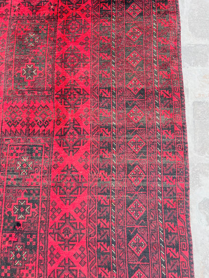 Vintage Handmade Afghan Traditional Balochi Rug 295 CM x 220 CM KSB#10650