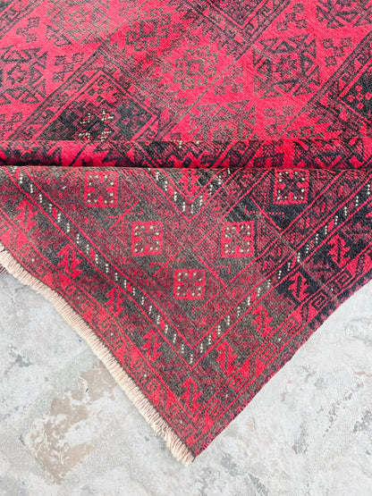 Vintage Handmade Afghan Traditional Balochi Rug 295 CM x 220 CM KSB#10650