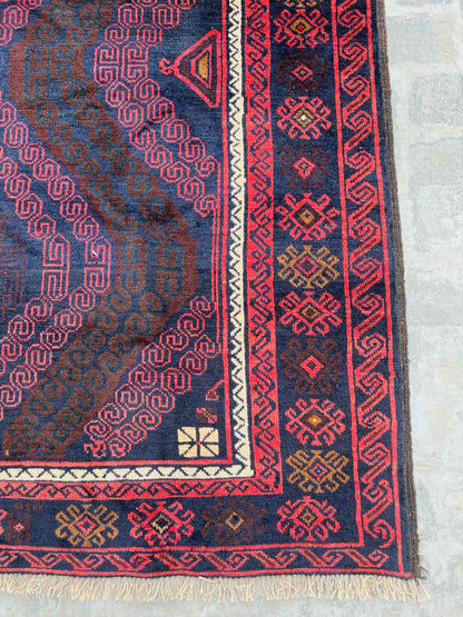 Handmade Afghan Traditional Balochi Rug 299 CM x 170 CM KB#12508