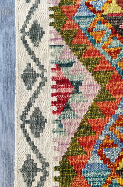 Handmade Afghan Chobi Kilim Rug 90 CM x 60 CM ( SS # 23 ).