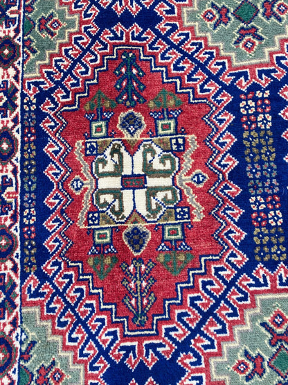Handmade Afghan Traditional Samarkand Rug 206 CM x 154 CM (SS# 32)