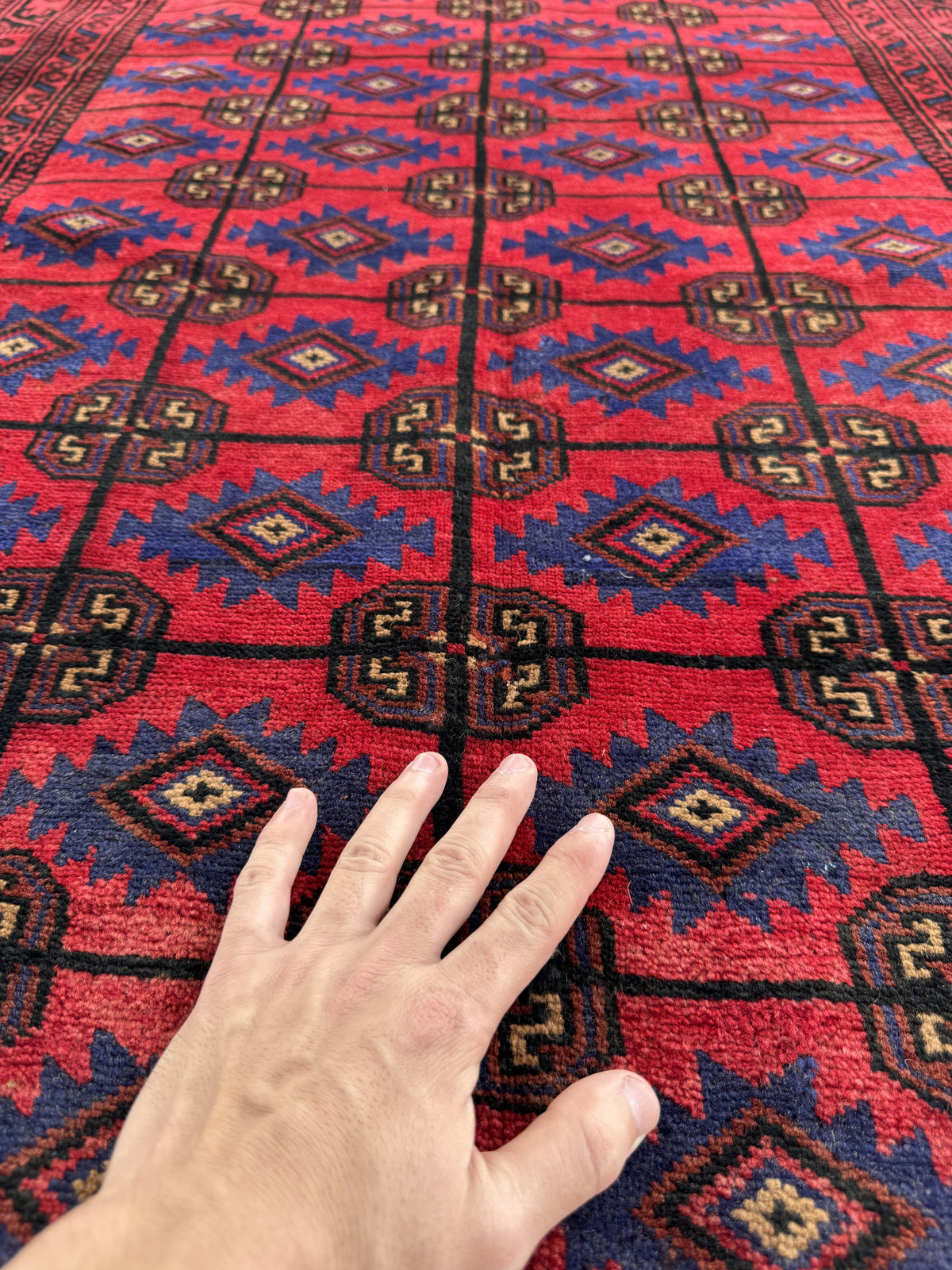 Handmade Traditional Afghan Balochi Rug 170 CM x 117 CM SK#1483