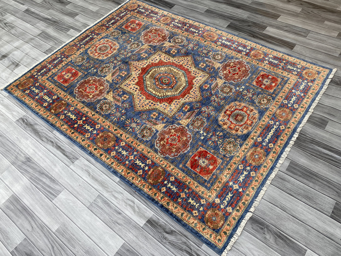 Hand Knotted Chobi Wool Rug | 199 CM x 149 CM SK#350