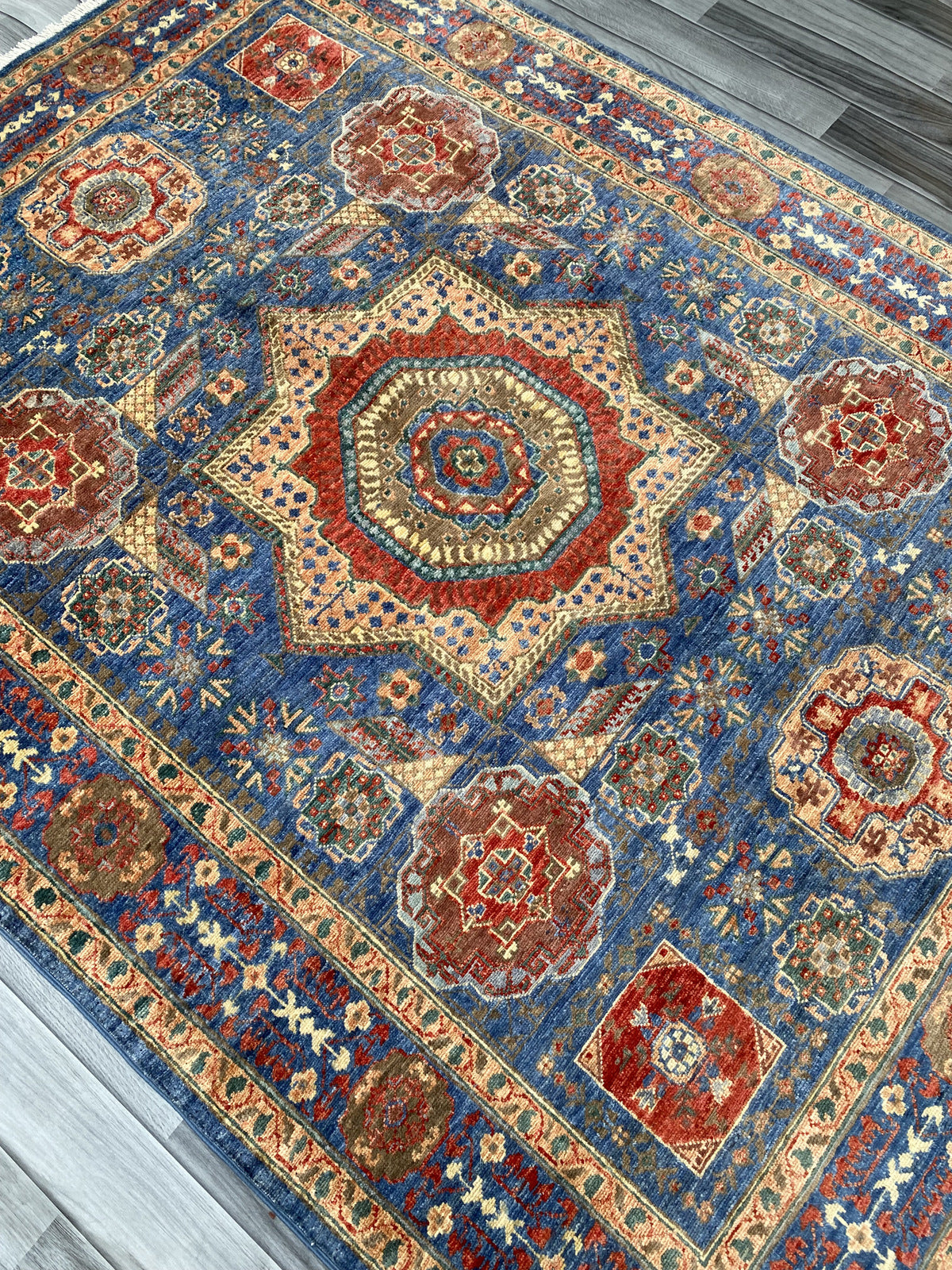 Hand Knotted Chobi Wool Rug | 199 CM x 149 CM SK#350