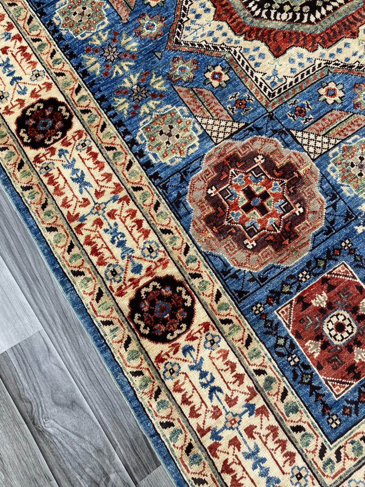Hand Knotted Chobi Wool Rug | 193 CM x 148 CM SK#351