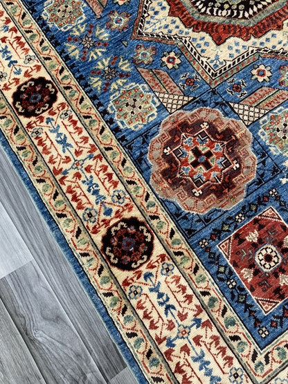 Hand Knotted Chobi Wool Rug | 193 CM x 148 CM SK#351