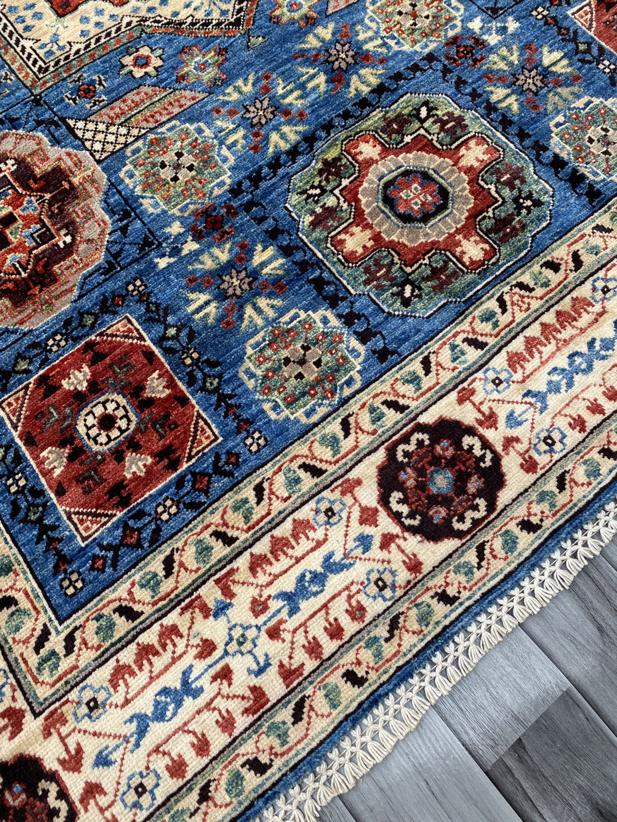 Hand Knotted Chobi Wool Rug | 193 CM x 148 CM SK#351